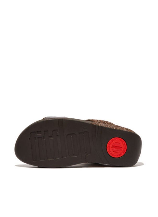 FitFlop Fitflop Ladies Lulu Glitter Slides - ET3-806  Chocolate 36  - Image 5