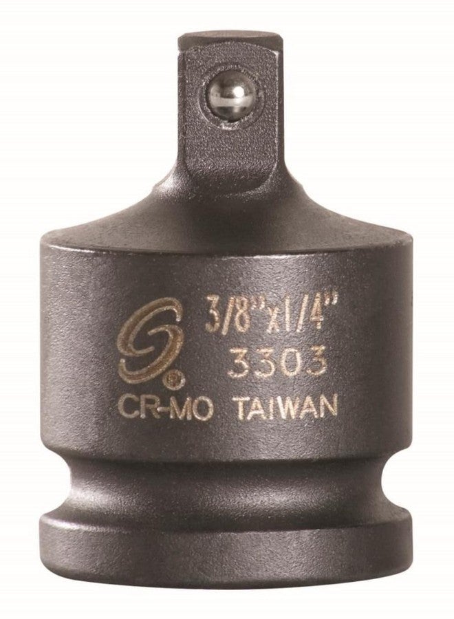 SUNEX TOOLS 3303 3/8-Inch Female x 1/4-Inch Male Super Socket Adapter with Friction Ball - Image 1