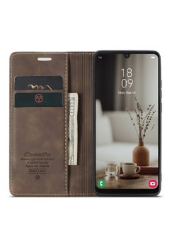 CaseMe CaseMe Samsung Galaxy A34 Case Wallet, for Samsung Galaxy A34 Wallet Case Book Folding Flip Folio Case with Magnetic Kickstand Card Slots Protective Cover  - Coffee  - Image 5