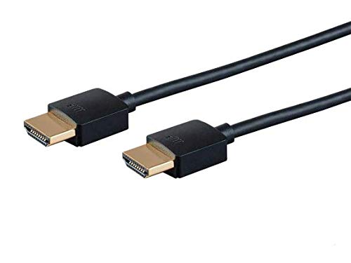 Monoprice High Speed HDMI Cable 5 Feet Black Certified Premium 4K60Hz HDR 18Gbps 36AWG YUV 444 Ultra Slim Series - Image 3