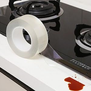 Kitchen Waterproof Tape For Siliocne And Sink Transparent For Kitchen And Bathroom Tape Caulking Kitchen Sink Tape For Waterproof And Dustproof Tape 1 Pack  - Image 1