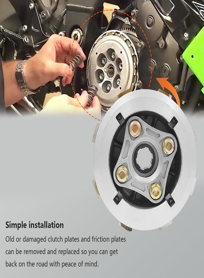 BIGLKNM طقم قابض BIGLKNM لهوندا ريبل 250 CMX250/C/X، طقم أقراص قابض كامل مع نوابض شديدة التحمل لدراجات نايت هوك 250 CB250 موديلات 1985-2016 و1991-2008 - Image 4