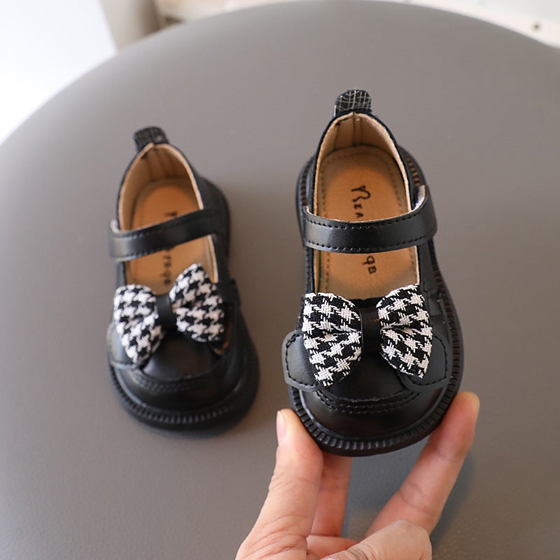Toddler Princess Shoes Non-Slip Soft Sole A8006 Black