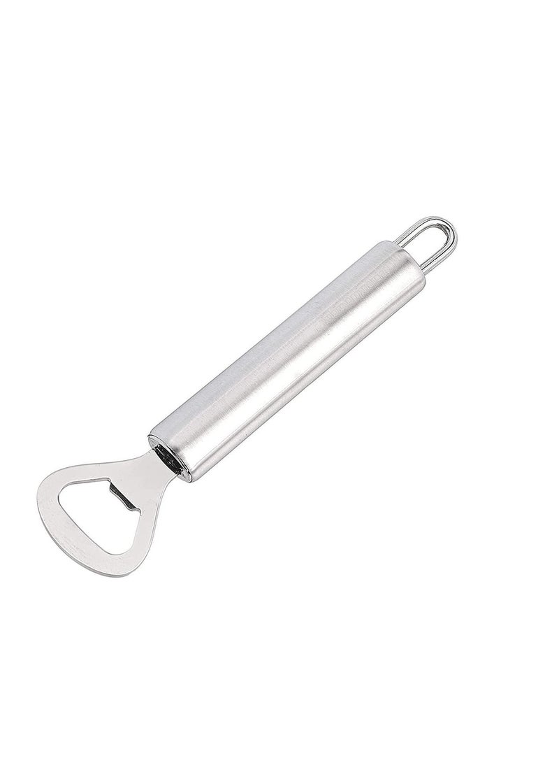 Y&D Bottle Openers Heavy Duty Stainless Steel Cap Aluminum Handle Silver 