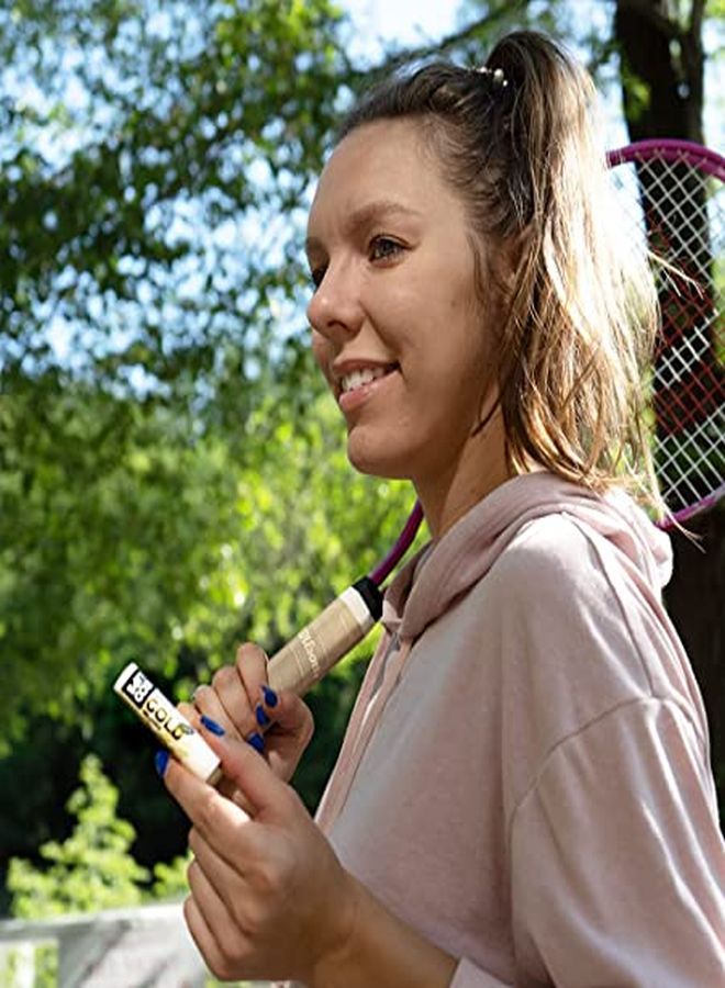 Gold 100% Organic Lip Balm With Baobab Soothe And Moisturize Dry Cracked And Chapped Lips 100% Plasticfree Plant Pod Packaging (6 Tubes)