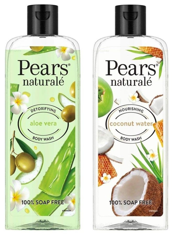 Pears Naturale Detoxifying Aloevera Bodywash, 250 Ml & Naturale Nourishing Coconut Water Bodywash, 250 Ml - Image 1