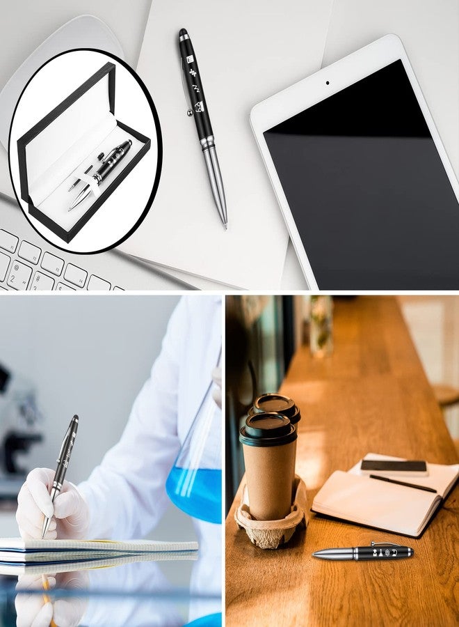 Chinco 2 Pcs Lab Week 2026 Science Teacher Appreciation Gifts Engraved Pen Chemistry Symbols Printed Touchscreen Ballpoint Pens, Ideal Gift for Scientist Chemistry Teacher Science Student Lab Worker - Image 2