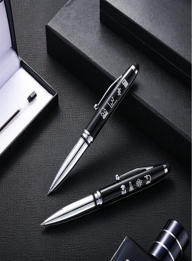 Chinco 2 Pcs Lab Week 2026 Science Teacher Appreciation Gifts Engraved Pen Chemistry Symbols Printed Touchscreen Ballpoint Pens, Ideal Gift for Scientist Chemistry Teacher Science Student Lab Worker - Image 3