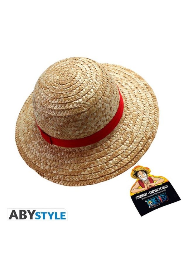 ABYstyle ONE PIECE Luffy Straw hat Adult Size Costume - Image 1