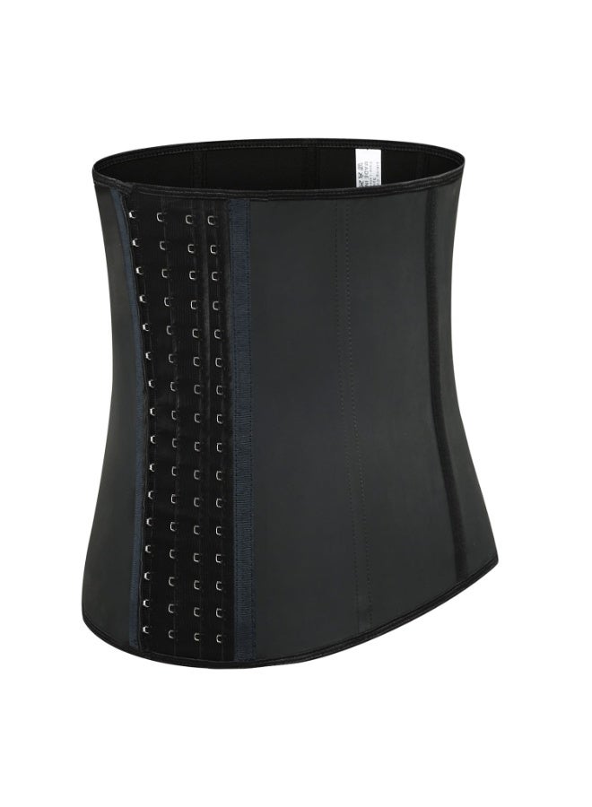 Premium Latex Waist Trainer for Men & Women – 3-Row Hook Corset - Slimming Belt - Tummy Control - Back Support - Workout Body Shaper - Image 1