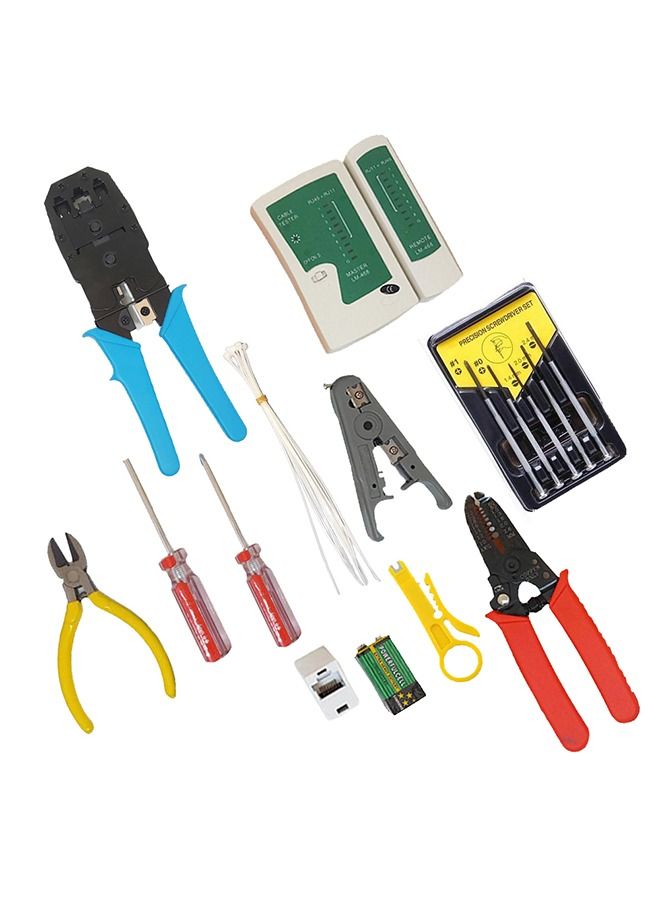 A kit consisting of 23 integrated pieces for easy connection of networks, internet cables /  TBC600  - Image 1
