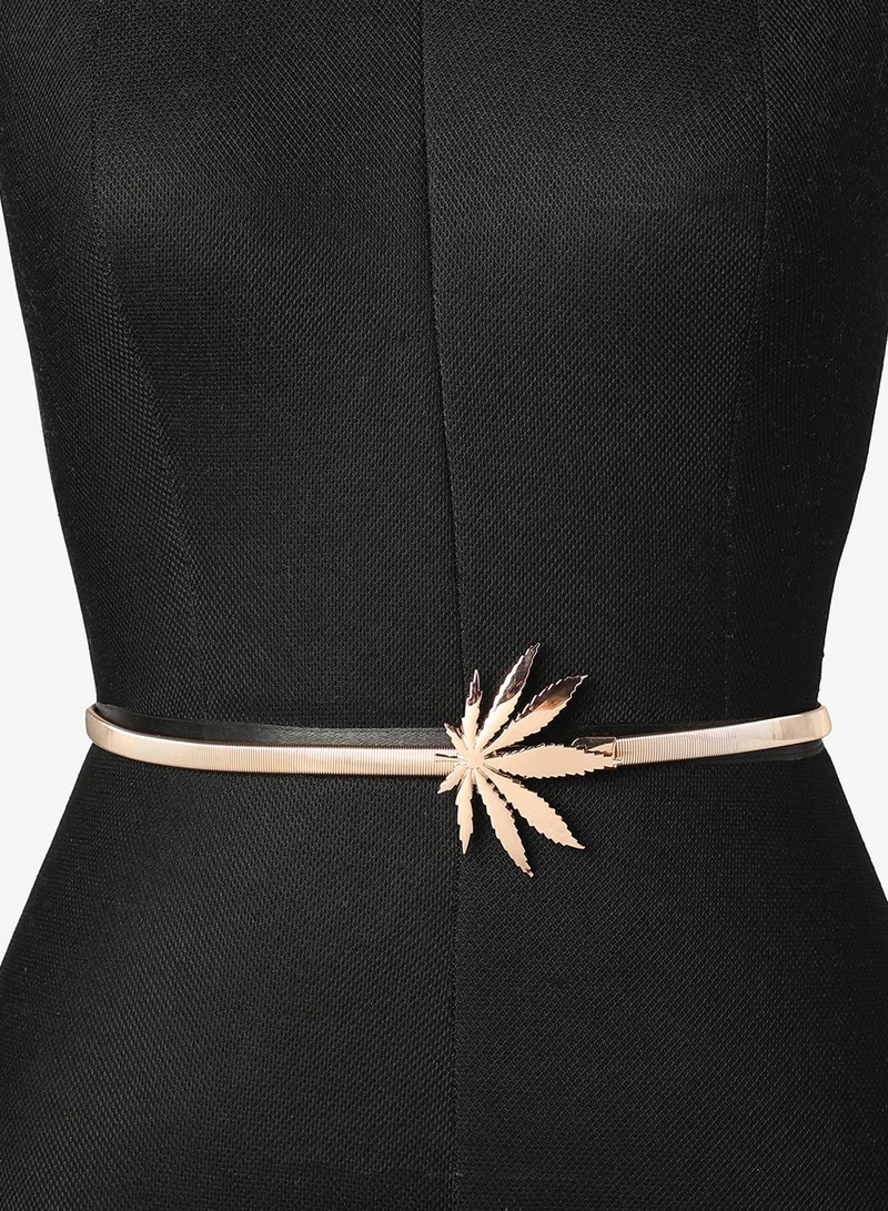 صوص هاوت حزام خصر بلون سادة