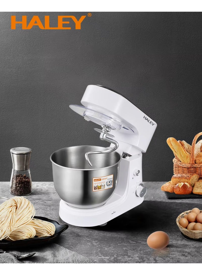 Haley 1200W Multi-function 6L Stainless Steel Bowl Bread and Noodle Machine Mixer Food  Stand Mixer - Image 5
