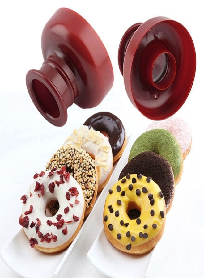 DD-life 8 Pcs Donut Maker Cutter, Doughnut Molds,DIY Donut Mold,Donut Cutter,Biscuit Stamp Cake Mould,Fondant Cake Bread Dessert Bakery Mould,Home Kitchen DIY Baking Tool - Image 4