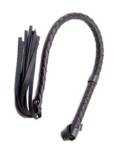 SYOSI Set of Riding Crop and Horse Whip Leather Horse Whip Riding Crop English Whip with Genuine Leather Horse Black  - Image 5