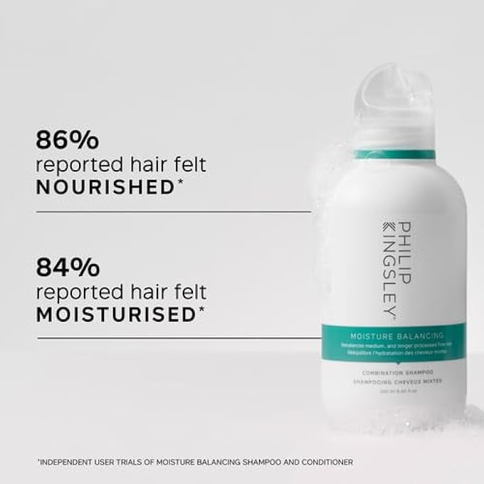 Philip Kingsley | MOISTURE BALANCING COMBINATION SHAMPOO | HYDRATING FOR DRY AND/OR OILY HAIR | ANTI-FRIZZ, ANTIOXIDANT SHAMPOO THAT HYDRATES AND ADDS SHINE | 8.4OZ - Image 2