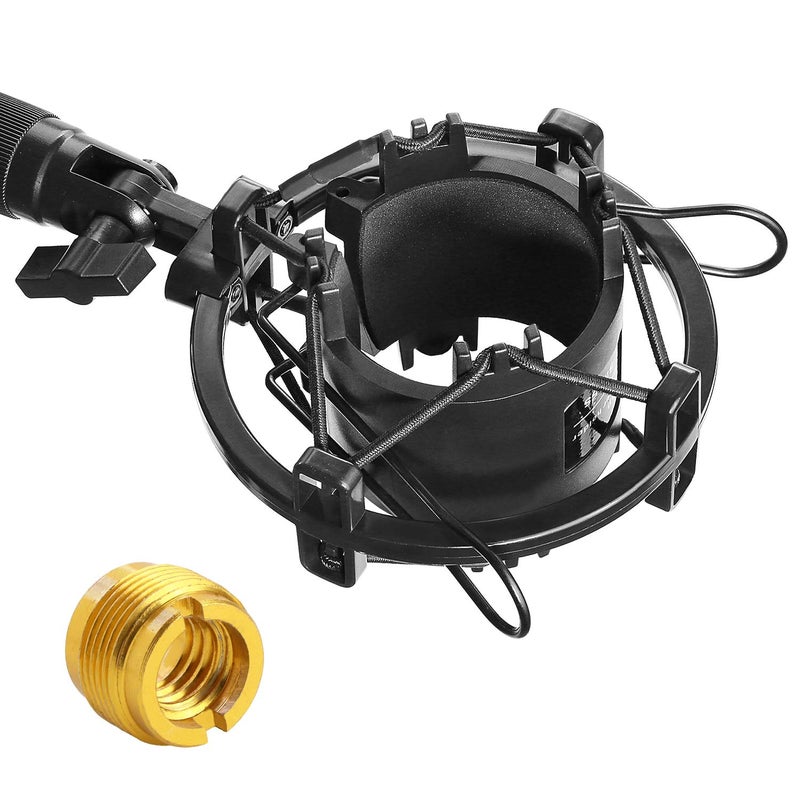 YOUSHARES AT2020 Shock Mount Microphone Shock Mount Reduces Vibration Noise for Audio Technica AT2020 AT2035 ATR2500 Condenser Mic - Image 2