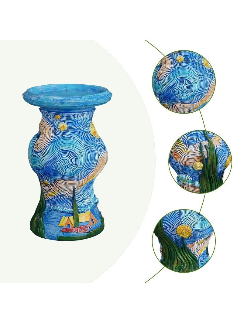 general Starry Sky Candle Holder Romantic Candlestick Home Decor Ornament for Living Room Bedroom Table Desktop Decoration - Image 2