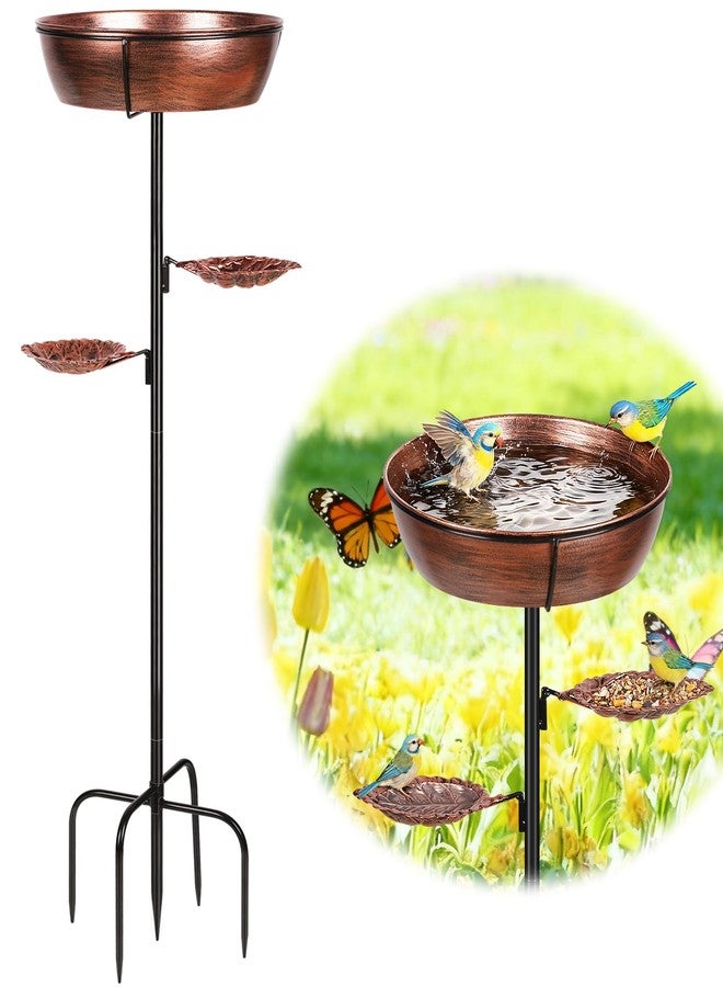 Olpchee Metal Bird Bath for Outdoor -Bronze - Image 1