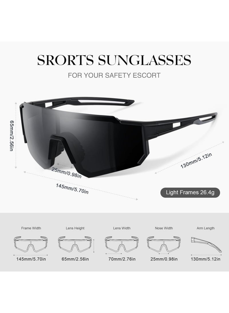 يوجي 3 جهاز كمبيوتر شخصي الرياضة في الهواء الطلق حماية الأشعة فوق البنفسجية نصف إطار نظارات شمسية - Image 2