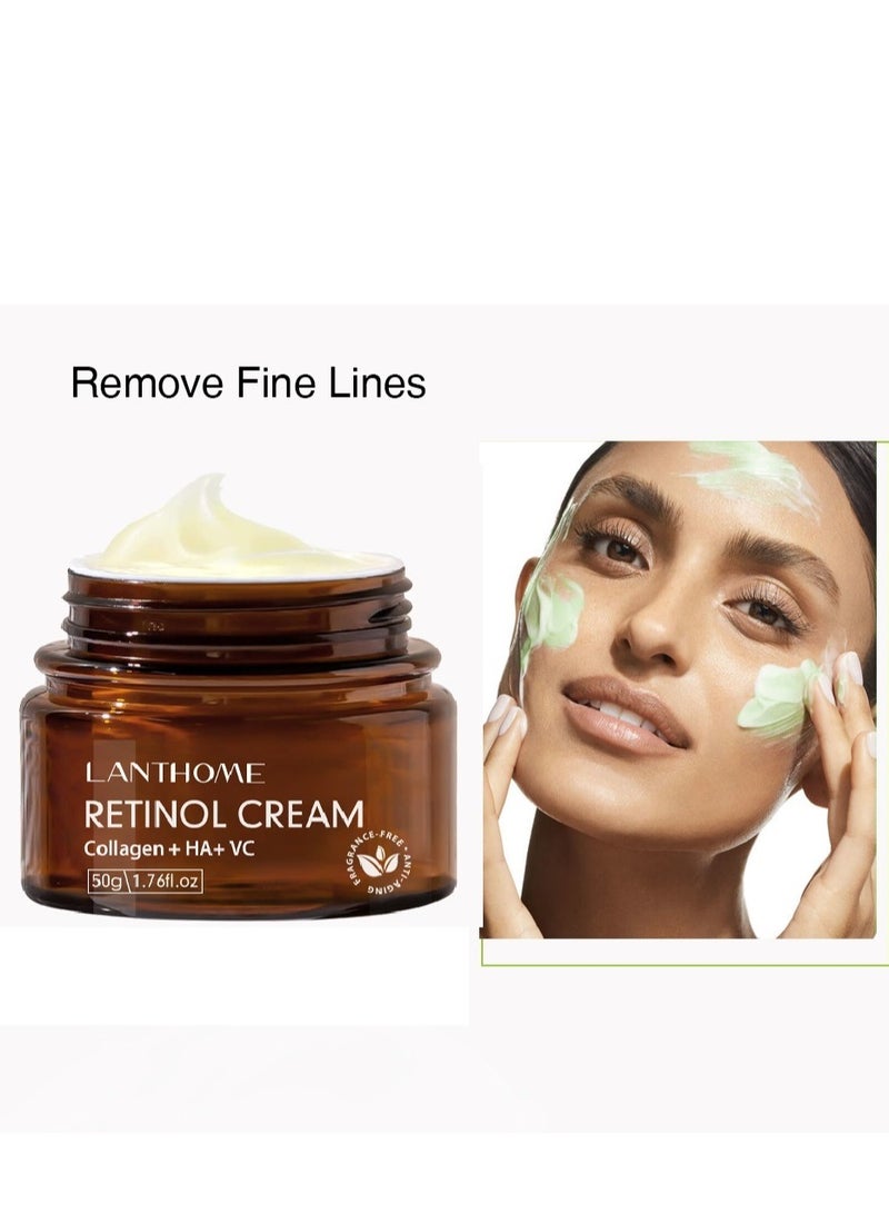 لانثوم كريم الريتينول ، كريم العناية بالوجه ، مضاد للشيخوخة ، تقليل فيضان الزهم ، تمييع صبغة البشرة ، تنعيم البشرة ، شد الجلد ، زيادة مرونة الجلد ، 50 جرام - Image 1