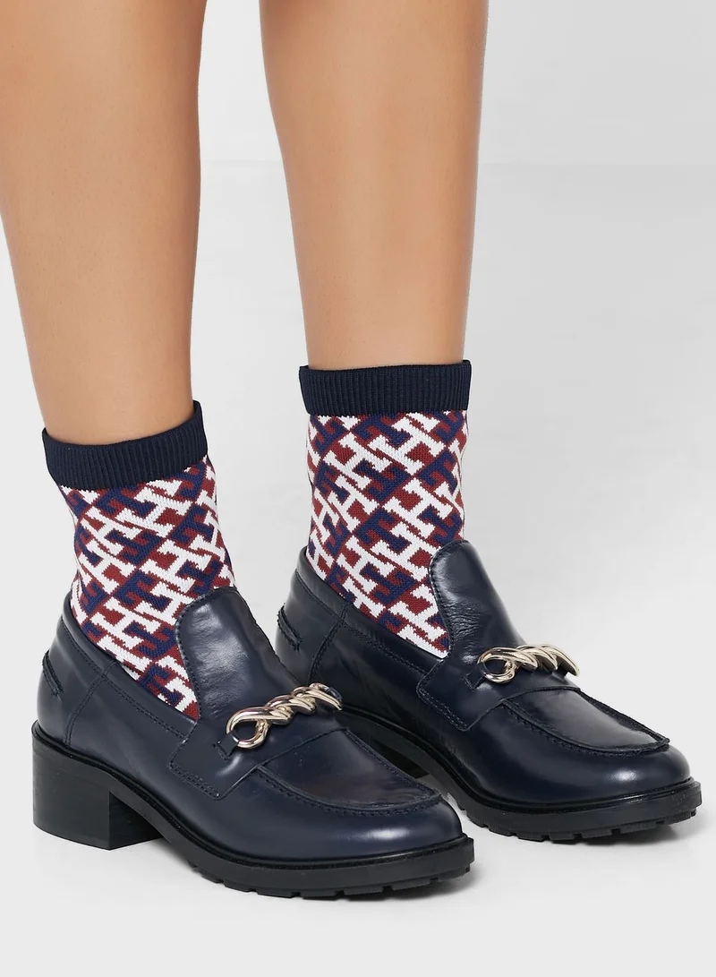 TOMMY HILFIGER Monogram Detail Boots