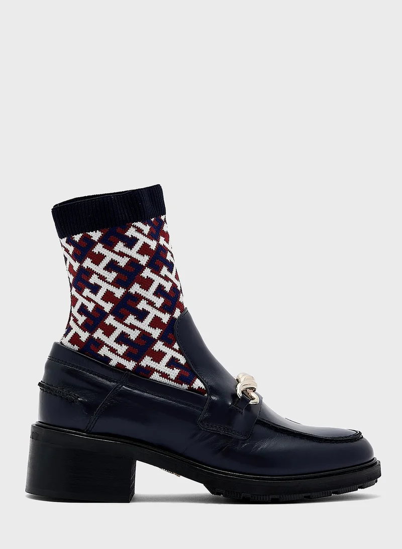 TOMMY HILFIGER Monogram Detail Boots
