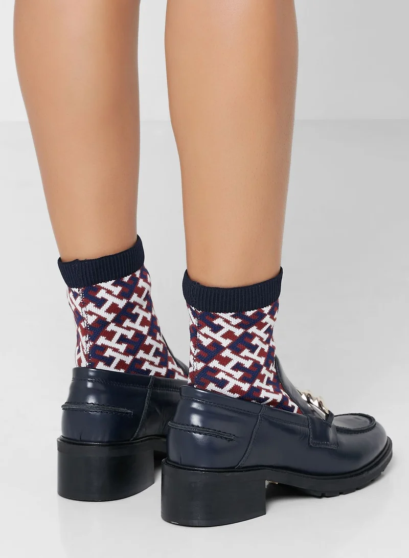 TOMMY HILFIGER Monogram Detail Boots