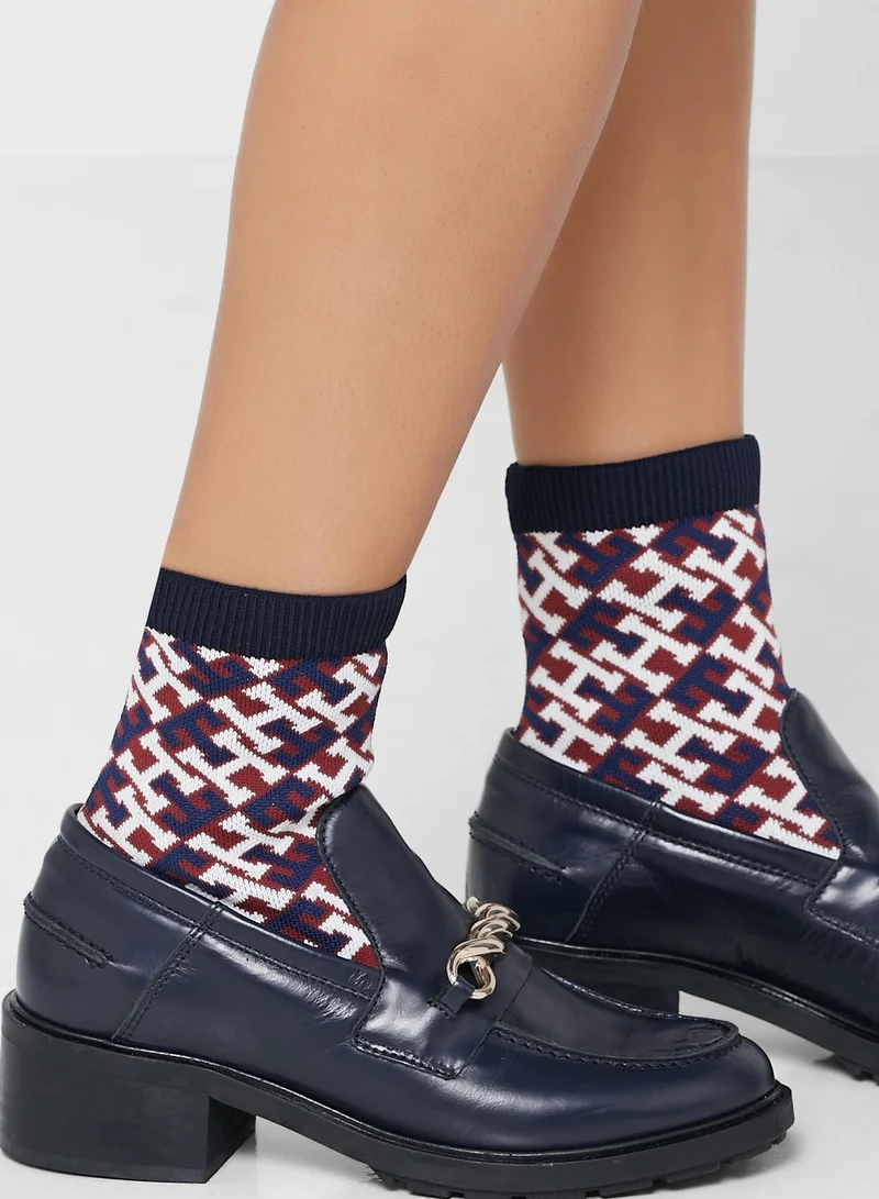 TOMMY HILFIGER Monogram Detail Boots