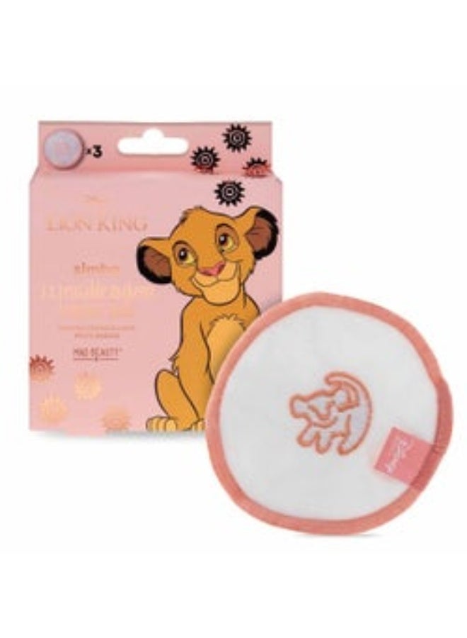 Mad Beauty Lion King Re-Usable Makeup Cleansing Pads - Image 1