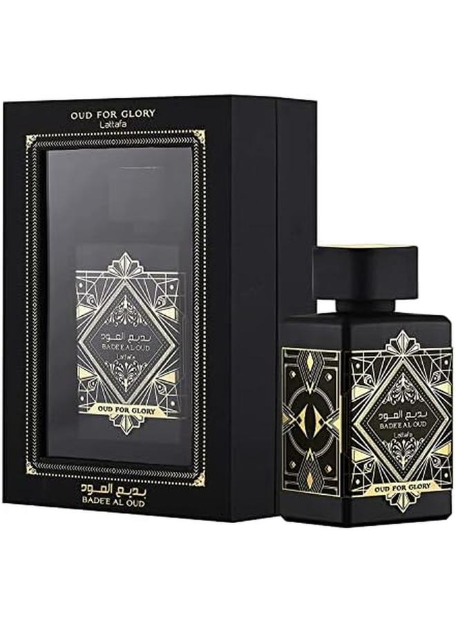 Lattafa Oud For Glory Badee Al Oud Eau De Parfum 100 Ml - Image 4