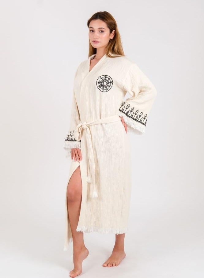 منزل لمى منسوجات روب استحمام أمريكي نفر - Image 1