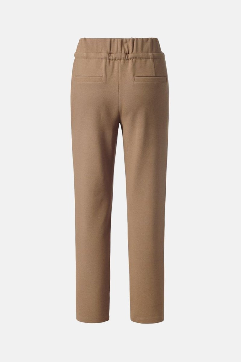 Tchibo Women Plain Straight Leg Pants, Brown - Image 2
