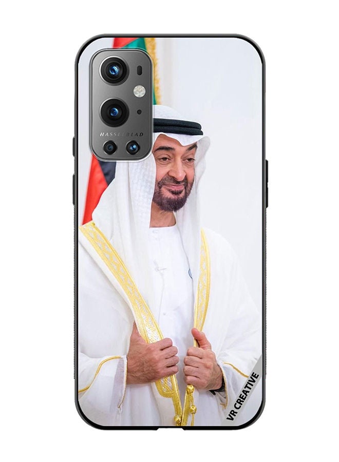 VR CREATIVE غطاء حماية لهاتف OnePlus 9 Pro بتصميم الشيخ محمد بن زايد آل نهيان متعدد الألوان - Image 1