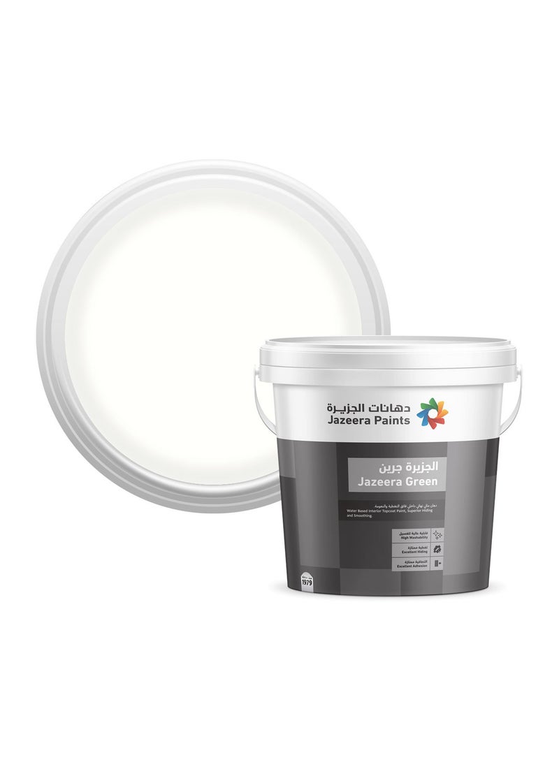 Jazeera Paints Green Interior Walls Paints Semi Gloss (color :Warm White) 16.2L - Image 1