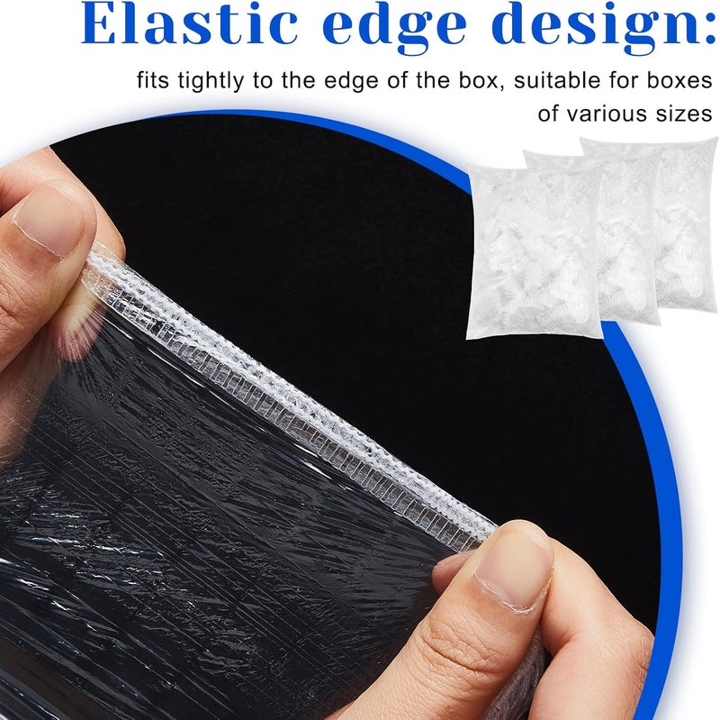 Tondiamo 150 Pieces Disposable Rabbit Cage Liner Plastic Bunny Cage Liner Bag Clear Guinea Pig Cage Liner Leak Proof Plastic Cage Liners for Hedgehog Hamster Small Animals Litter Pan - Image 5