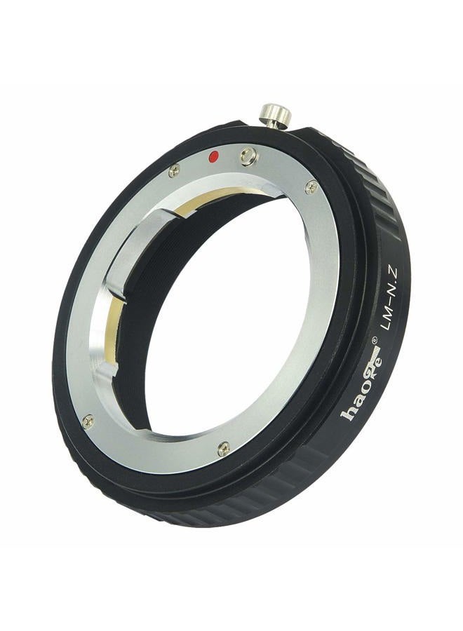 Haoge Manual Lens Mount Adapter for Leica M LM, Zeiss ZM, Voigtlander VM Lens to Nikon Z Mount Camera Such as Z6 Z7 - Image 3