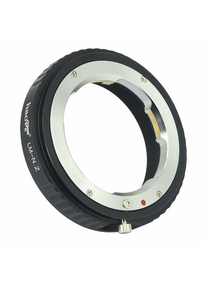 Haoge Manual Lens Mount Adapter for Leica M LM, Zeiss ZM, Voigtlander VM Lens to Nikon Z Mount Camera Such as Z6 Z7 - Image 4