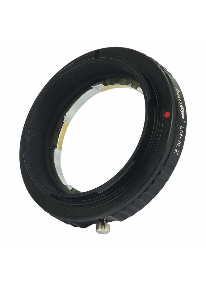 Haoge Manual Lens Mount Adapter for Leica M LM, Zeiss ZM, Voigtlander VM Lens to Nikon Z Mount Camera Such as Z6 Z7 - Image 5