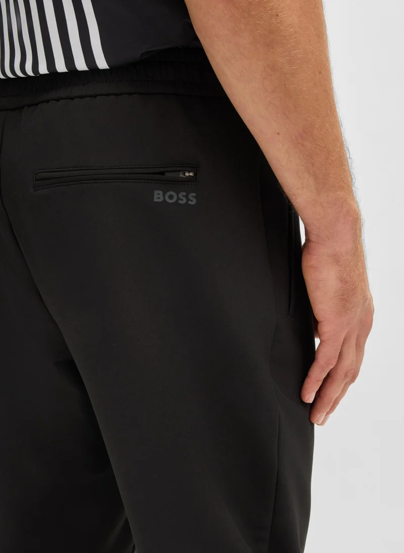 بوس Tapered-fit trousers in water-repellent stretch fabric