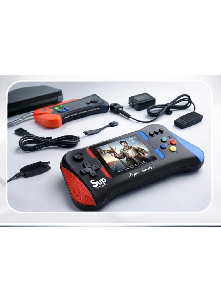 X7M OH YOUTH 500-in-1 Handheld Game Console – 3.5-Inch Color Screen, Dual Player Support, TV Connection, Rechargeable Retro Gaming Console - Image 3