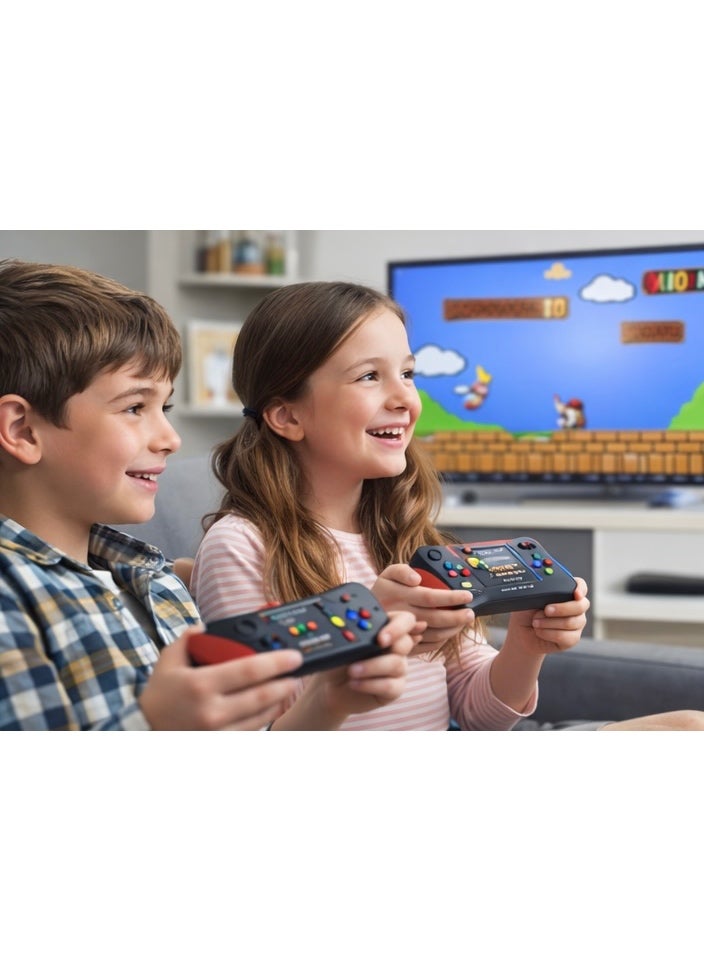 X7M OH YOUTH 500-in-1 Handheld Game Console – 3.5-Inch Color Screen, Dual Player Support, TV Connection, Rechargeable Retro Gaming Console - Image 2
