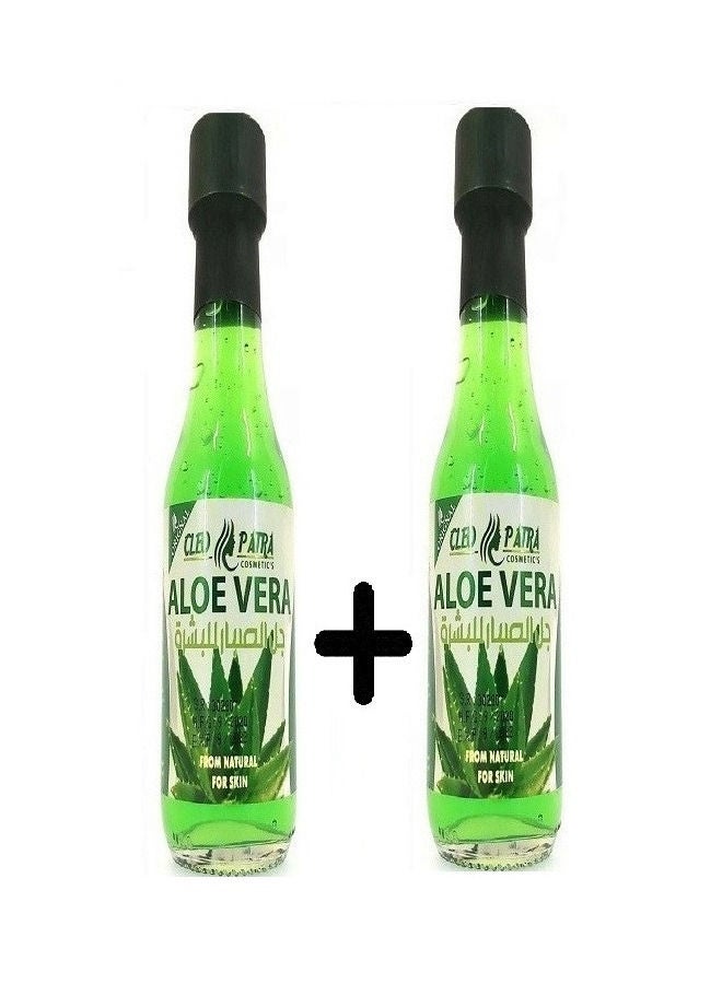 CLEOPATRA 2 Pcs Aloe Vera Moisturizer Skin Gel 125ml - Image 1