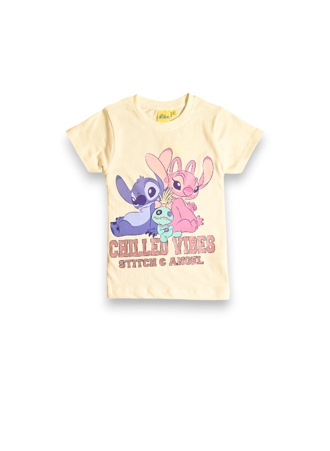 LILO & STITCH GIRLS T-SHIRT & SHORT SET‬ - Image 2