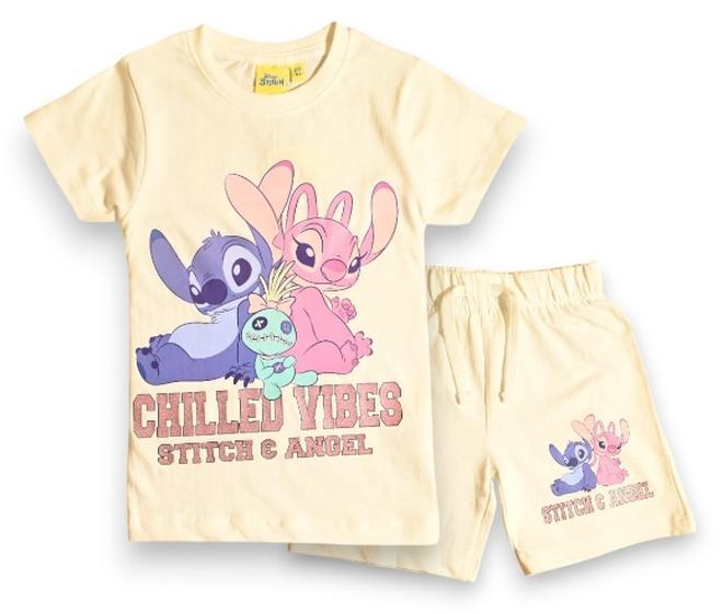 LILO & STITCH GIRLS T-SHIRT & SHORT SET‬ - Image 1