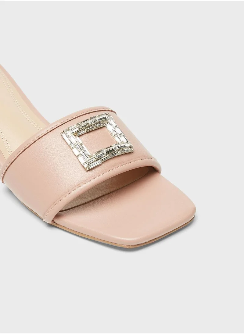 Celeste One Strap Low Heel Sandals
