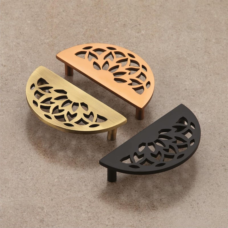 Compass Stainless Steel Lotus Cabinet Knobs, Drawer Pulls, Knobs for Dresser Drawers, Drawer Knobs Handle, Kitchen Knobs (PVD Rose Gold Finish) Pack of 8 pcs - Image 5