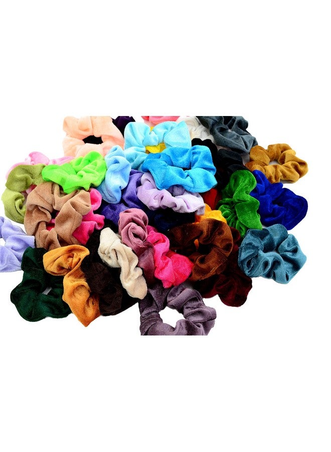 كلوفن 55 قطعة من توك الشعر المخملي الفاخر، أربطة شعر مطاطية، أربطة شعر Scrunchy، حبال Scrunchies للنساء، إكسسوارات الفتيات - Image 5