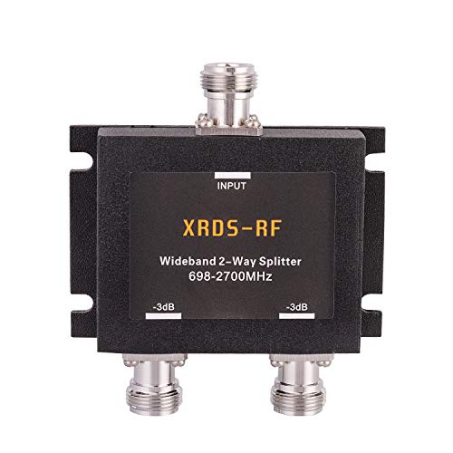 XRDS -RF Wide-Band 2 Way Splitter-3dB N Type Female-50 Ohm Cellular Signal Splitter for 4G/LTE System by XRDS-RF (NOT for TV) - Image 1