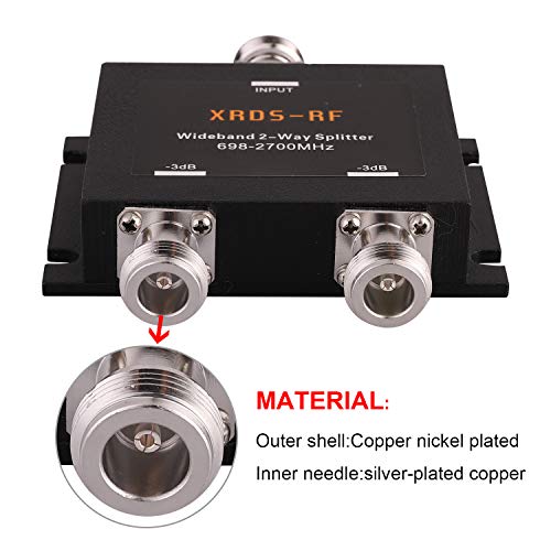 XRDS -RF Wide-Band 2 Way Splitter-3dB N Type Female-50 Ohm Cellular Signal Splitter for 4G/LTE System by XRDS-RF (NOT for TV) - Image 2